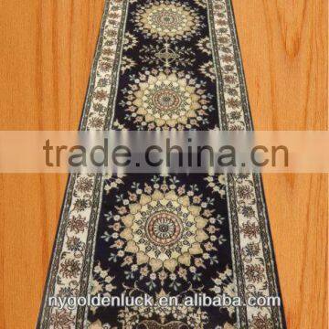 2.5x13ft Chinese Handmade Spun Silk Carpet Runner