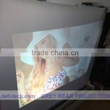 3D Holographic screen film hologram projector rear projection film clear/grey/dark grey/ white/mirror/black colors optional
