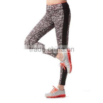 women wholesale digital printing fitness compression running pants/women's leggings