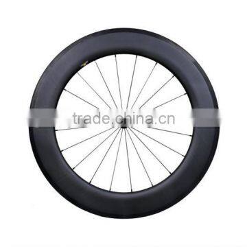 High Stiffness 3k Matte 700c Carbon 88mm Clincher Road Wheels, 88mm Clincher Wheelset Carbon Wheel/ Road Bike Racing Wheelset photo-5