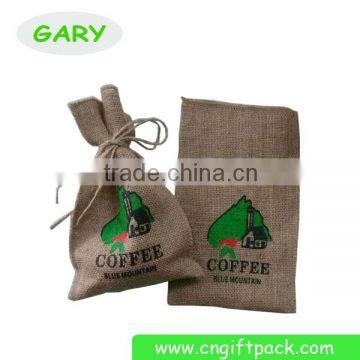 Custom Burlap coffee bag with Coffee Design