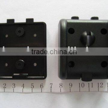 Plastic electric enclosure, plastic part, plastic mould, injection mould