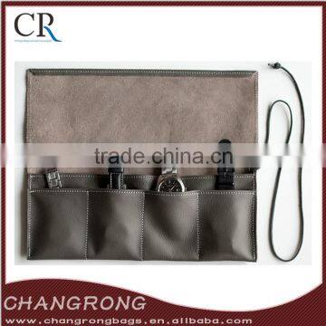 Genuine Leather Watch Rolls Leather Watch Roll Case