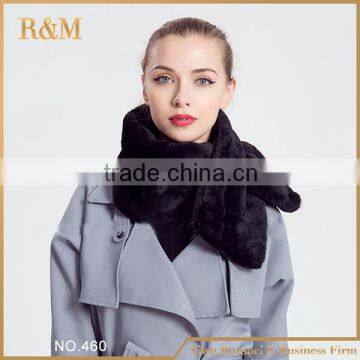 Famous brand women faux Rabbit Fur Neckerchief Winter Warm Fur Scarves