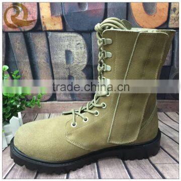 Fashion leather good quality tactical army military boots for sale