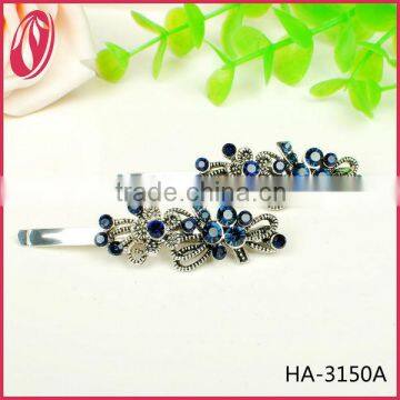 Wholesale rhinestone mini hair pins for girl