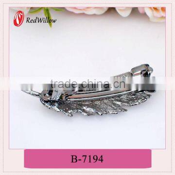 Wholesale new age products leaf girl hair barrette