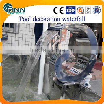 Guangzhou supplier stainless steel 304/316 swimming pool water blade waterfall                        
                                                Quality Choice