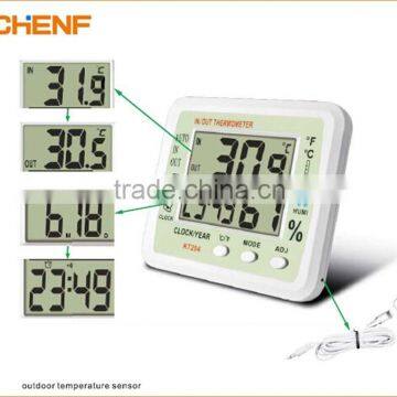 CE ROSH KT201/KT204 LCD Digital Environment thermometer humidity meter with temperature hygrometer sensor greenhouse temperature