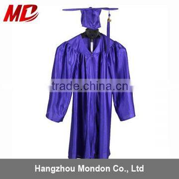 Kindergarten Graduation Cap and Gown Shiny Purple