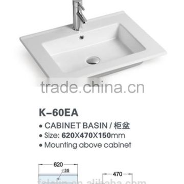 FOSHAN LELIN ceramic cabinet basin small size vanities top bathroom basin of LT-001