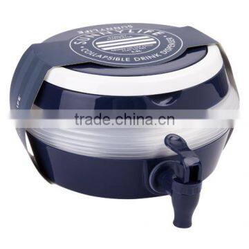 insulated cold foldable 3.5L plastic drinking dispenser hot sale