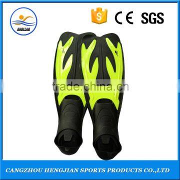 Learning swim fins short training swimming pool beach silicone flippers