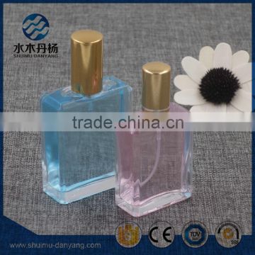 High quality 30ml/50ml clear empty perfume glass bottle