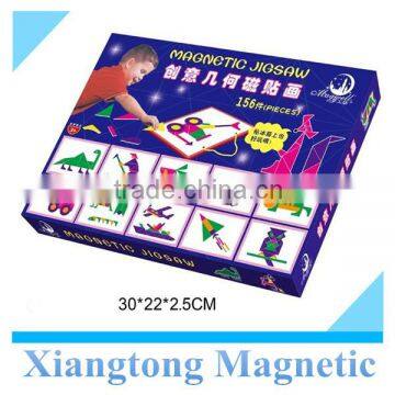 Factory Manufacture ! A Set of Custom Magnetic Wooden Jigsaw Puzzles for Promotion