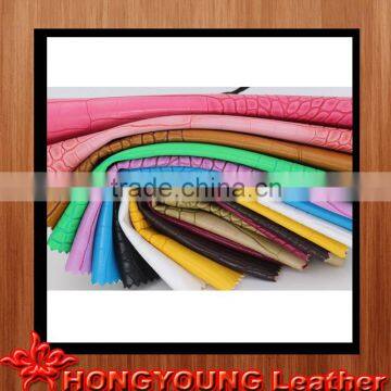 Reach california 5 standard crocodile skin leather from hongyoung brand for all leather product machining