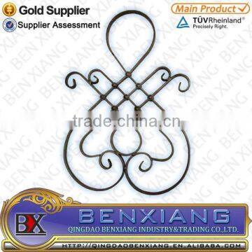 prefabricated wrought iron gate rosettes