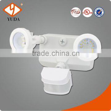 2-head led motion sensing home super bright security light