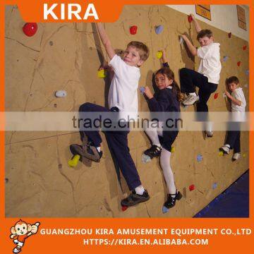 2016 Interactive Kids Games Ropes Obstacle Course with Climbing Wall Equipment