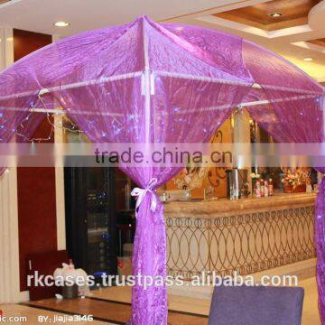 Tension Fabric And Aluminum Backdrop wedding decoration event crystal hanging items pipe and drape rental