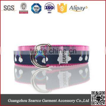 RS13027 Custom Fashion Polyester Canvas Webbing Belt Manufacturer 2016