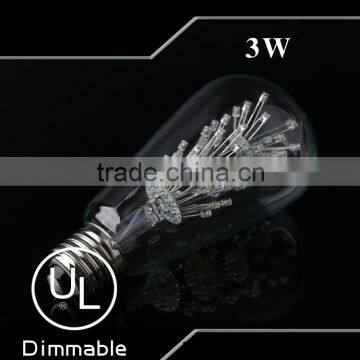 antique Chinese led filament low energy 1-3w E26 E27 B22 lamp bulbs