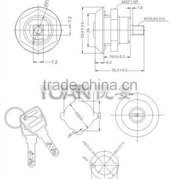 Zinc Alloy Metal Furniture Cabinet Drawer Lock Cam Lock photo-2
