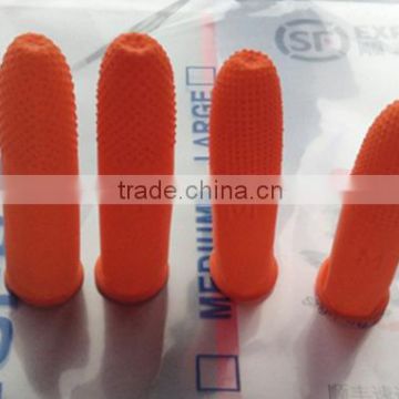 cleanroom antislip textured orange finger cot