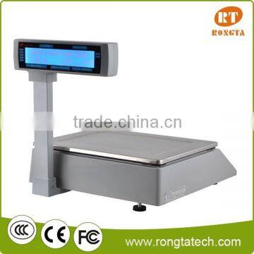 electronic scale with lable printer/barcode scale