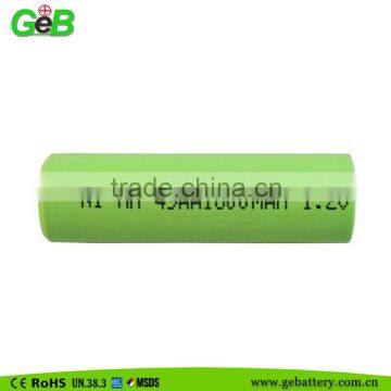 Ni Mh AA 1.2V 1800mah single battery cells