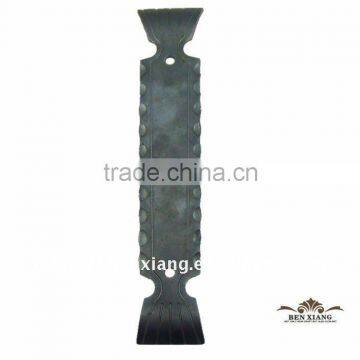 ornamental wrought iron gate lock plate