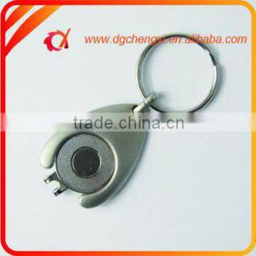 Wholesale New Design Silver Token Cion Keychain