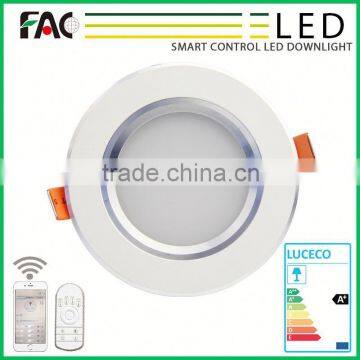 Popular germany market restaurant silver 15w smart dimmable led downlighter