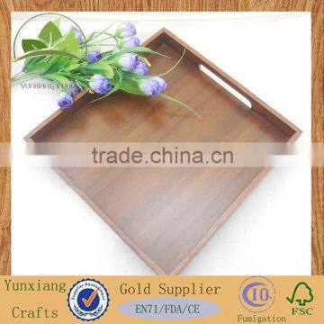 wood storage box walnut wood plate