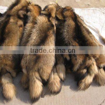 2016/2017 New Factory Prices Tanned Raccoon Dog Fur Skin Pelts