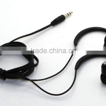 new model stereo sport earhook earphones 3.5mm jack earphones