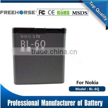 Rechargeable battery pack for Nokia BL-6Q,deep cycle battery for Nokia BL-6Q