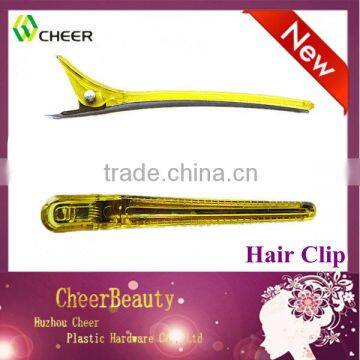 clear hair clips HC016/hair styling clip/transparent hair clip