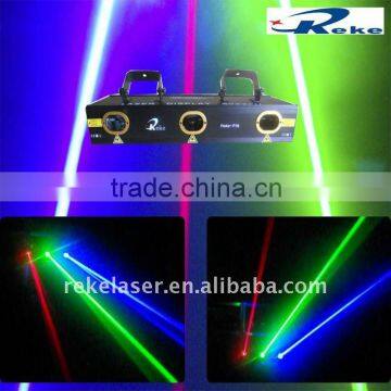 RGB fat beam laser light