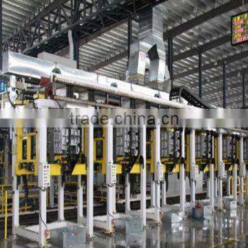 8 stations cabinet foaming line