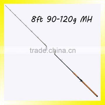 240cm 2pcs Carbon Fiber Cork Grip Surf Fishing Rod