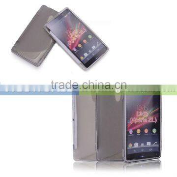 NEW ARRIVAL HIGN GRADE SOFT TPU CASE FOR SONY XPERIA ZL L35h WITH S LINE