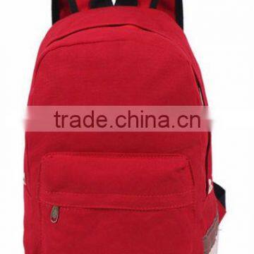 2014 hotest korean style glass contrast color nylon school backpack bag