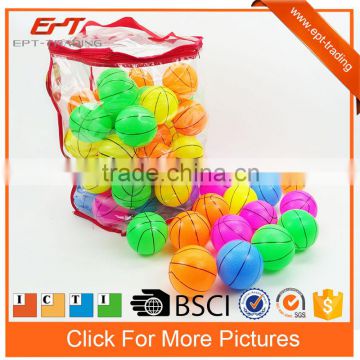 8cm soft rubber squeeze mini basketball toy 60PCS