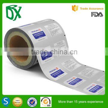 Disposable plastic food roll packaging film pouch for health food