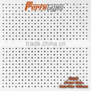 2016 New Design White Acoustic Perforated Gypsum Ceiling Tile