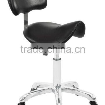 MINGJIAN saddle seat salon stool with backrest M317