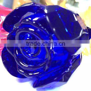 Crystal Rose Gift Items Royal Blue Wedding Decorations photo-6