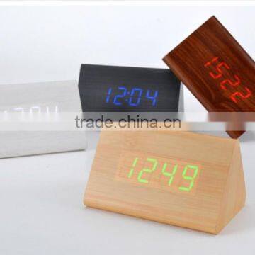 Wooden led Clock