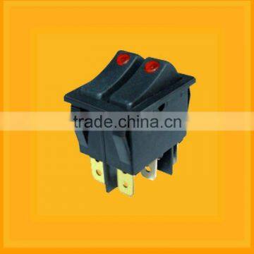 double pole double throw switch,on-off switch with CE,rocker switch